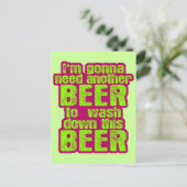 ビールをもう1杯飲む ポストカード (スタンド正面)