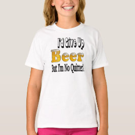 ビールをやめる人 Tシャツ
