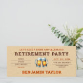 ビールをテーマにした醸造所チケットクラフトリタイアメントパーティー (スタンド正面)