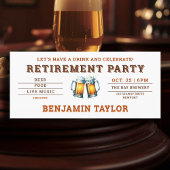 ビールをテーマにした醸造所ホワイトチケット退職パーティー