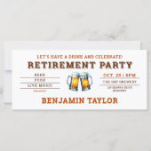 ビールをテーマにした醸造所ホワイトチケット退職パーティー (正面)