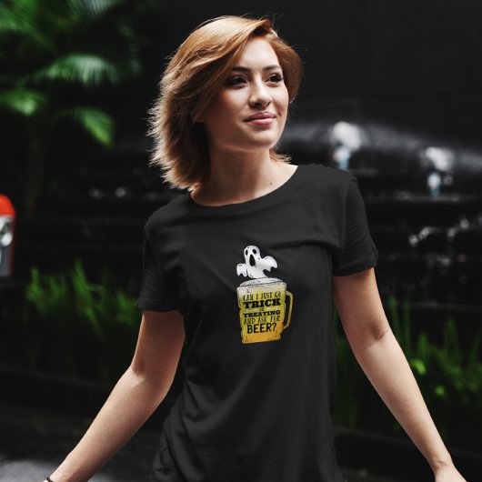 ビールをトリックまたは扱う Tシャツ