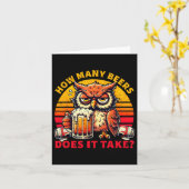 ビールを何杯飲めば面白くなる？ カード (黄色い花)