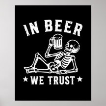 ビールを信じる冷やかしスケルトンビールポン