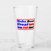 ビールを再素晴らしびクラフトビールを飲む タンブラーグラス (正面)