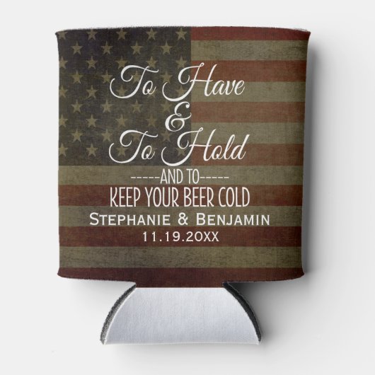 ビールを冷たく保して持ち結婚続ける 缶クーラー (正面)