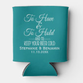 ビールを冷たく保して持ち結婚続ける 缶クーラー (正面)