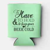 ビールを冷たく保して飲み結婚ない 缶クーラー (正面)