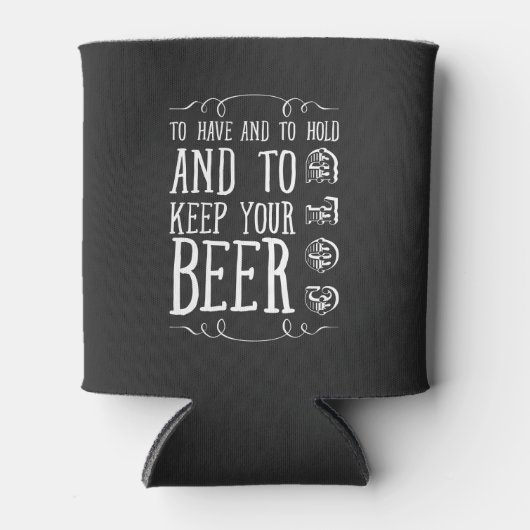 ビールを冷たく保して飲む 缶クーラー (正面)