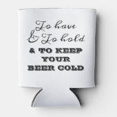 ビールを冷たく飲み保続ける 缶クーラー (正面)