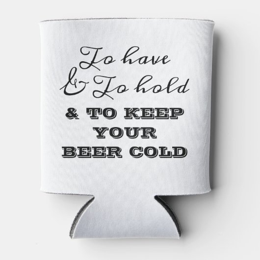 ビールを冷たく飲み保続ける 缶クーラー (正面)