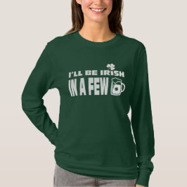 ビールを少し飲めばアイルランド語になる。聖パトリックの日 Tシャツ