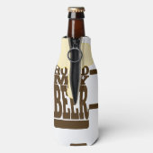 ビールを持って ボトルクーラー (ボトル裏面)