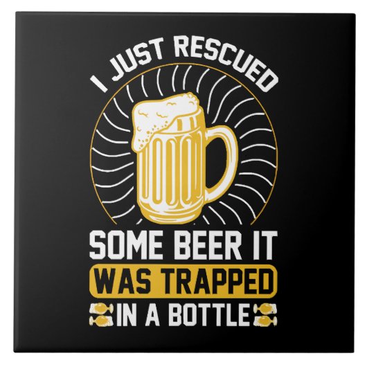 ビールを救出しました 閉じ込められていたんです タイル (正面)