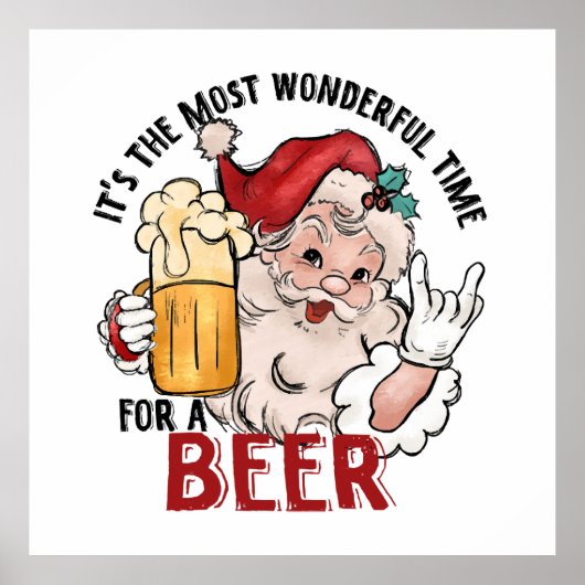 ビールを楽しむ最高の時期 ポスター (正面)