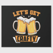 ビールを気高く飲もう ラッピングペーパー (フラット)