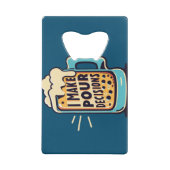 ビールを注ぐ クレジットカード栓抜き (裏面)