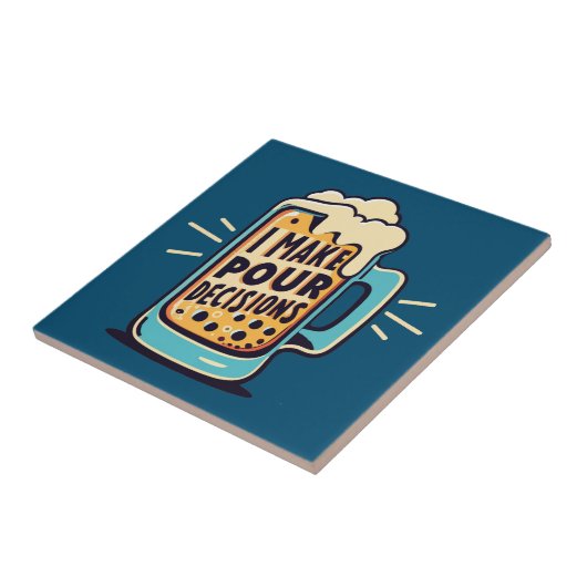 ビールを注ぐ タイル (側面)