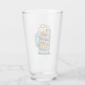 ビールを注ぐ タンブラーグラス (裏面)