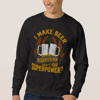 ビールを消すスーパーパワーは何だ? スウェットシャツ