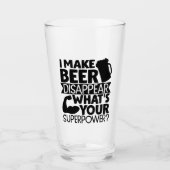 ビールを消すスーパーパワーは何だ？ タンブラーグラス (正面)
