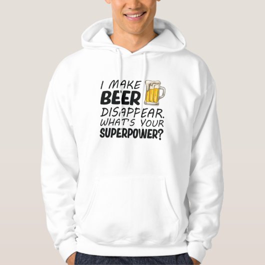 ビールを消す パーカ (正面)