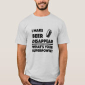 ビールを消す – メンズベーシックTシャツ Tシャツ (正面)