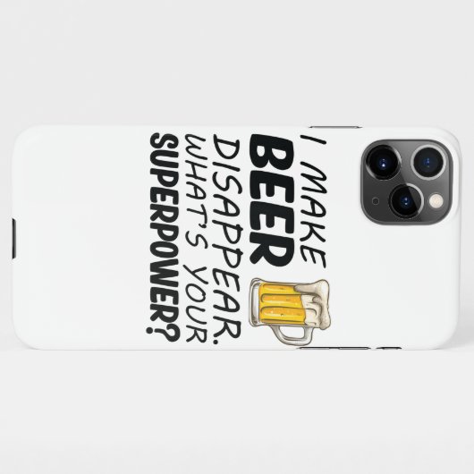 ビールを消す iPhoneケース (裏面横)