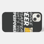 ビールを消す iPhoneケース (裏面横)