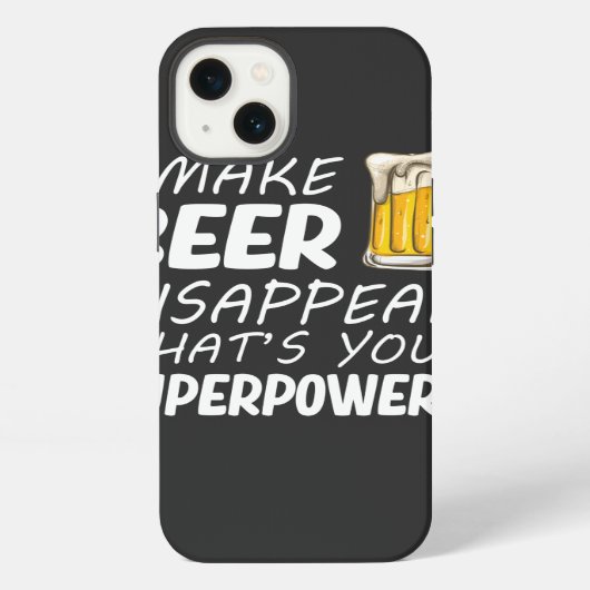 ビールを消す iPhoneケース (裏面)