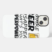 ビールを消す iPhoneケース (裏面横)