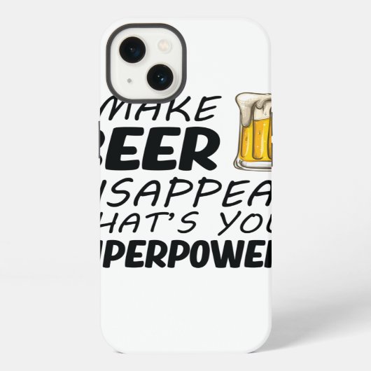 ビールを消す iPhoneケース (裏面)