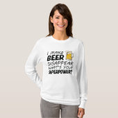 ビールを消す Tシャツ (正面フル)