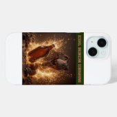 ビールを瓶ごと割る Case-Mate iPhoneケース (裏面 (横))