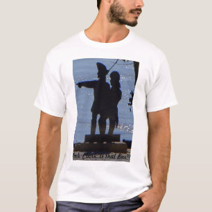 ビールを見つけるルイスおよびクラークTシャツ Tシャツ