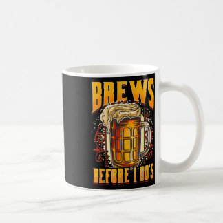 ビールを飲おもしろいむ前に結婚酒を飲むGr コーヒーマグカップ