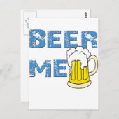 ビールを飲おもしろいむ ポストカード (正面/裏面)