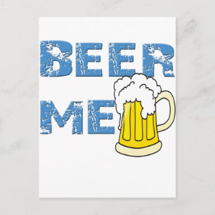 ビールを飲おもしろいむ ポストカード