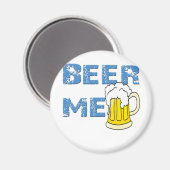 ビールを飲おもしろいむ マグネット (正面/裏面)