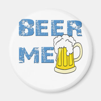 ビールを飲おもしろいむ マグネット