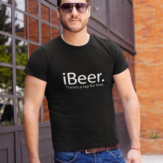 ビールを飲おもしろいむ Tシャツ