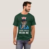 ビールを飲ませてほしい Tシャツ (正面フル)