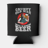 ビールを飲まない限り不機嫌な老人 缶クーラー (正面)