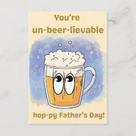 ビールを飲まない – 父の日限定版 エンクロージャーカード