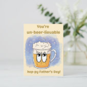 ビールを飲まない – 父の日限定版 ポストカード (スタンド正面)