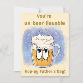 ビールを飲まない – 父の日限定版 ポストカード