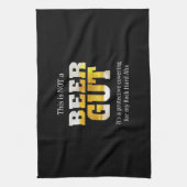 ビールを飲まないNOT BEER GUT誕生日 キッチンタオル (縦)