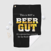 ビールを飲まないNOT BEER GUT誕生日 ゴルフタオル (インサイチュ)