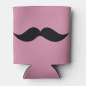 ビールを飲みに口髭を生やす 缶クーラー (正面)