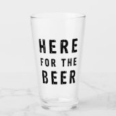 ビールを飲みに来た タンブラーグラス (正面)